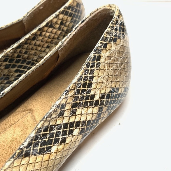 AEROSOLES AEROLOGY Snake Print Flats Shoes sz 6.5 - Picture 10 of 12